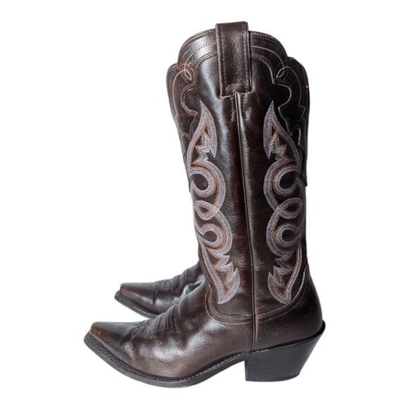JUSTIN BOOTS Women's Classic L430 Testa Torino Western Boot Size 8B - Picture 3 of 9